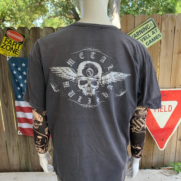 Vintage 90s-00s Metal Mulisha T-shirt size XL - Picture 2 of 8